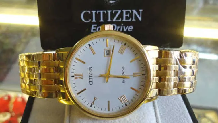 Đồng hồ Citizen Eco Drive Full Gold