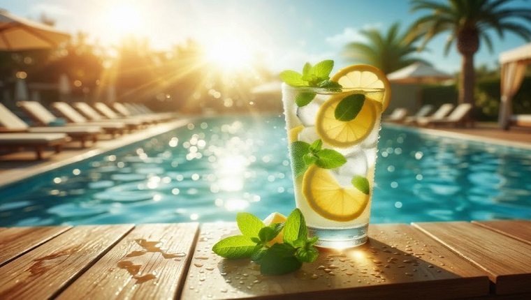nước trái cây đá viên