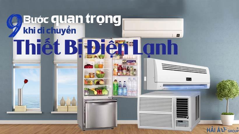 Thực hành 9 bước quan trọng để di chuyển thiết bị lạnh