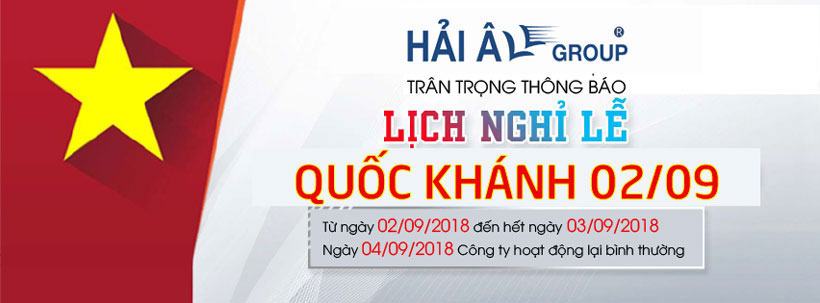 lịch nghỉ quốc khánh 2018