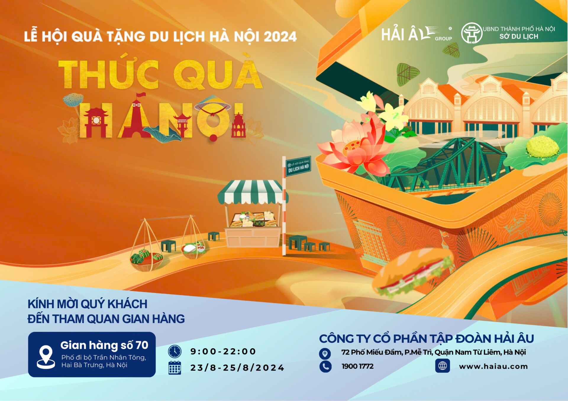 Kính mời Quý khách tham quan gian hàng Hải Âu Group Tại Lễ hội Quà tặng du lịch Hà Nội 2024