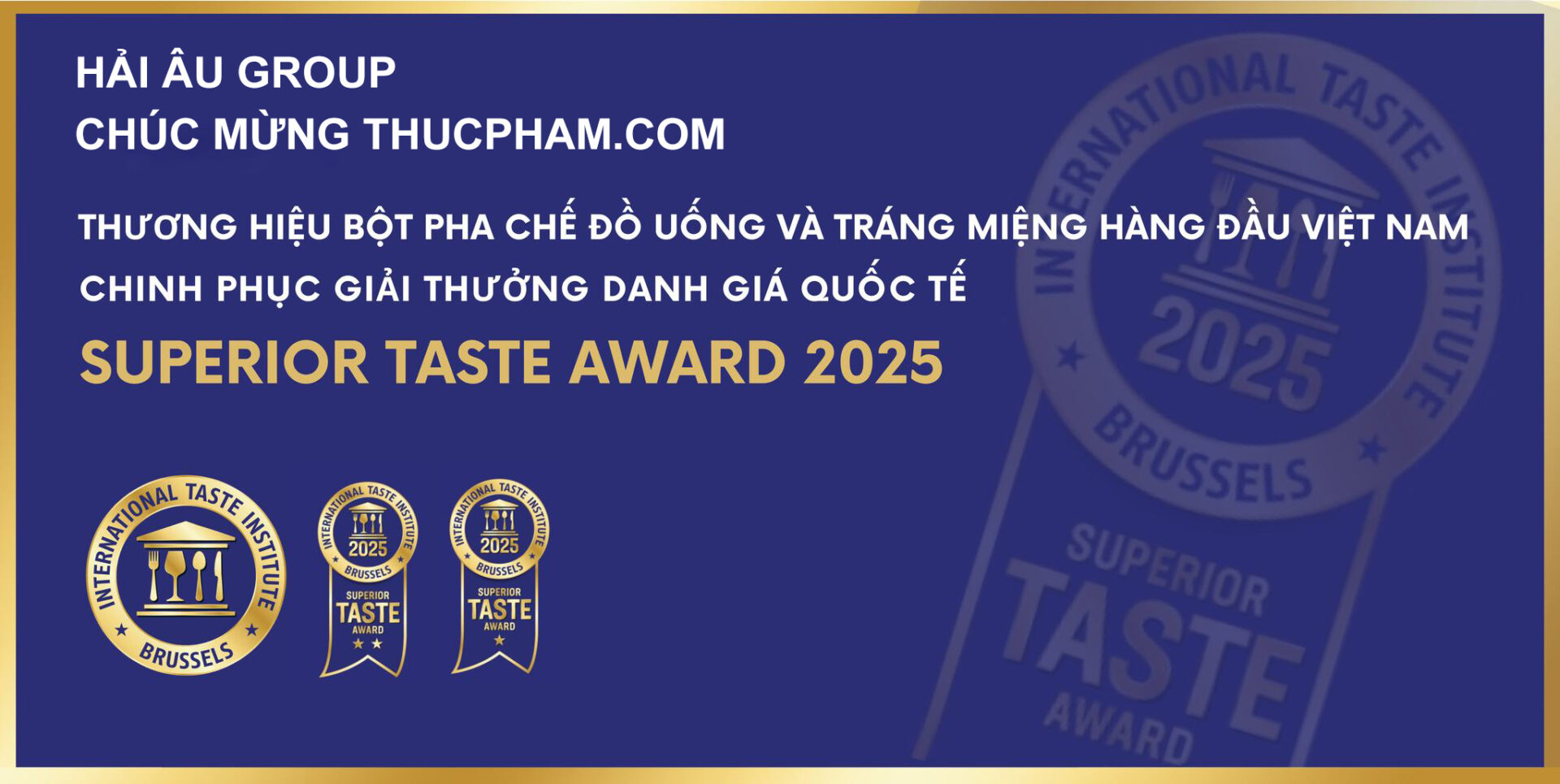 Superior Taste Award Hai Au