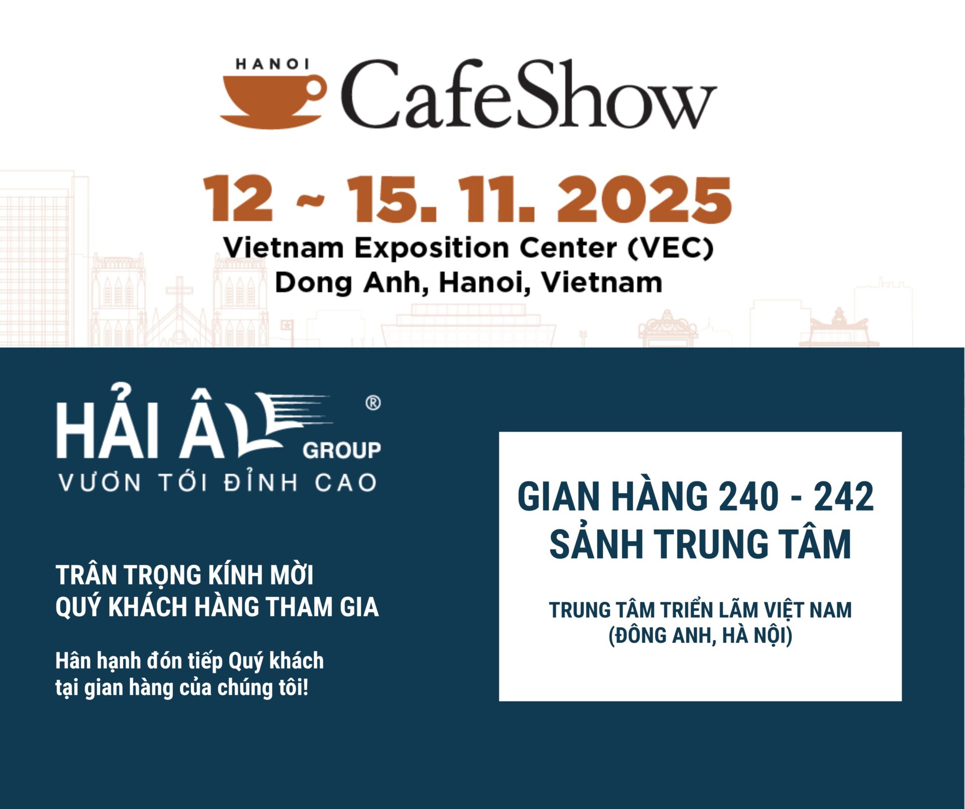 Haiaugroup Thu Moi Cafe Show Hanoi 2025