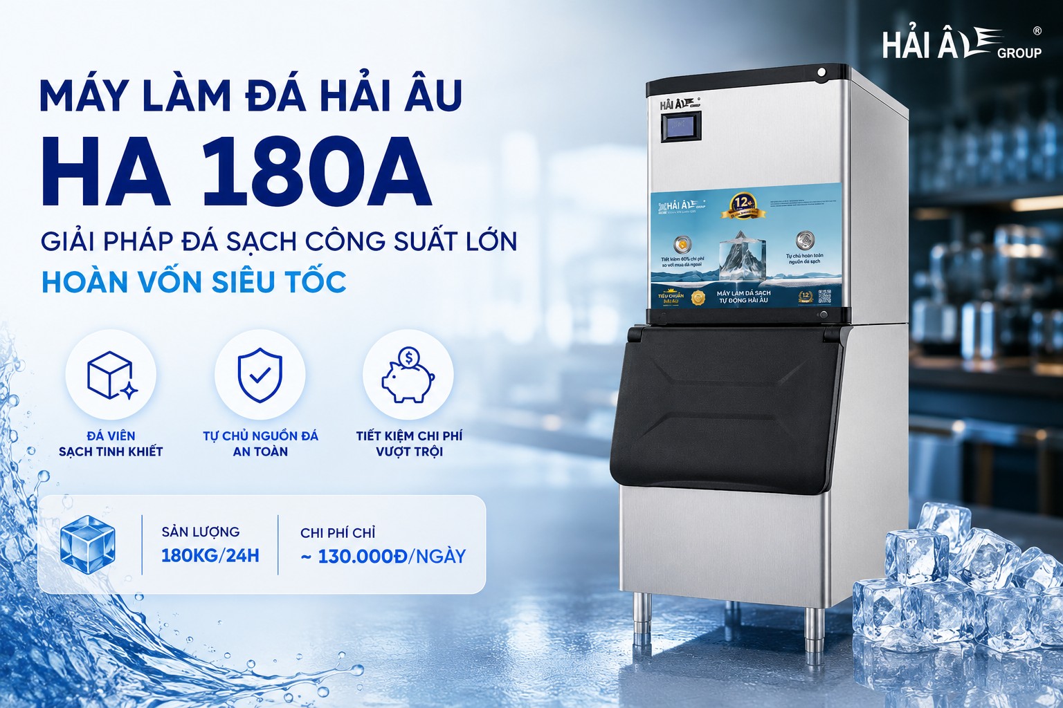 Danh Gia May Lam Da Hai Au Ha180a   Giai Phap Da Sach Cong Suat Lon   Hoan Von Sieu Toc