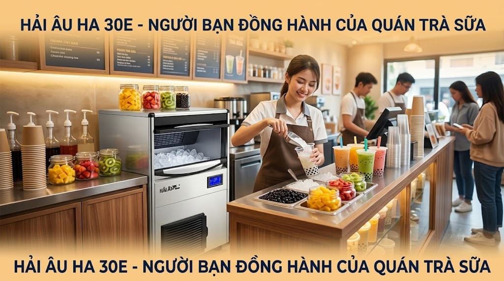 Máy làm đá Hải Âu Economy Ha 30e cho các mô hình