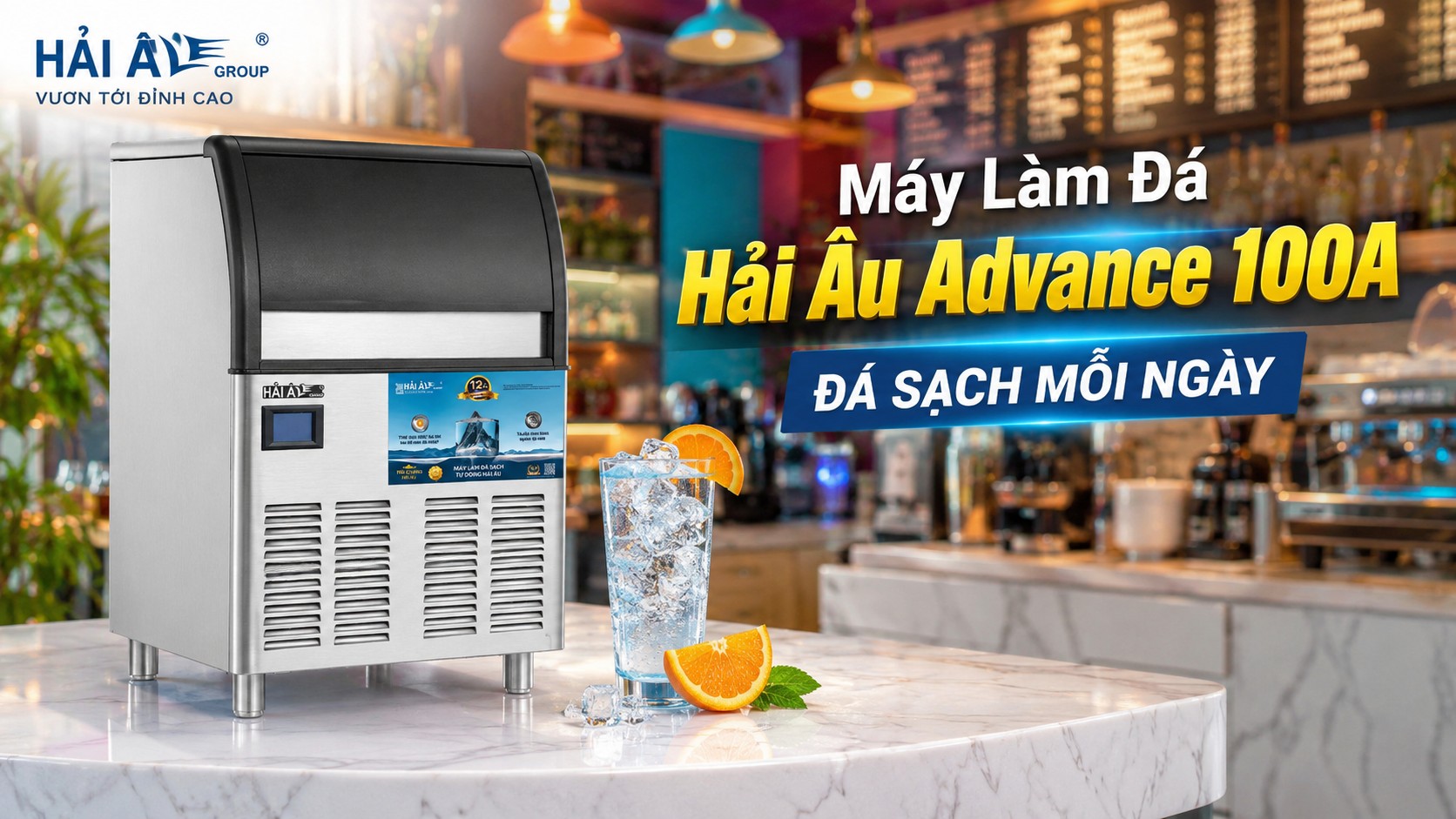 Máy Làm Đá Hải Âu HA 100A