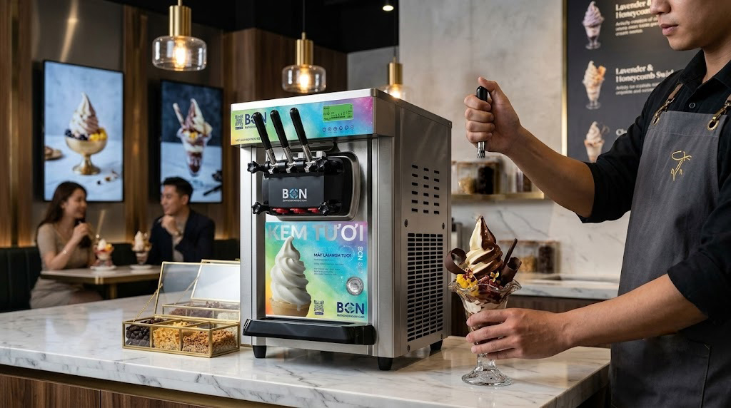 Máy làm kem tươi Quốc Dân BCN